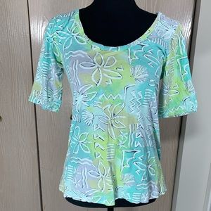 Fresh Produce Women’s Tropical Sea Shell Shirt